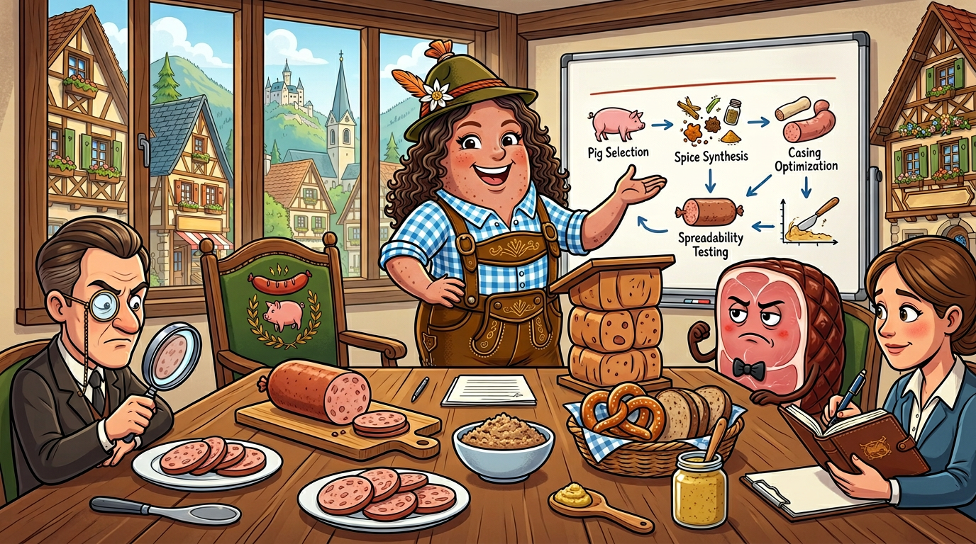 Susan leading or taking part in a business meeting.